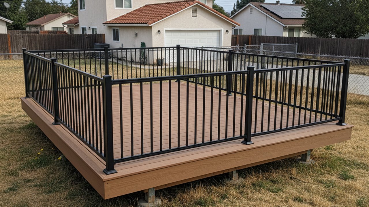 Custom Deck Design completed by Apex Deck in Escondido, CA