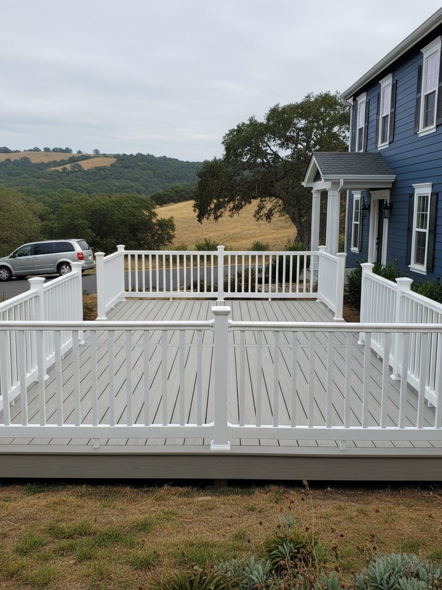 Multi-Level Deck Construction completed by Apex Deck in Carlsbad, CA